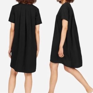 Everlane Japanese Goweave Short Sleeve Swing Dress